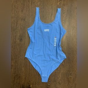 VTG LEVIS San Transisco Baby Blue Bodysuit